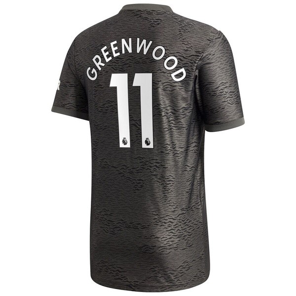 Trikot Manchester United NO.11 Greenwood Auswarts 2020-21 Schwarz Fussballtrikots Günstig